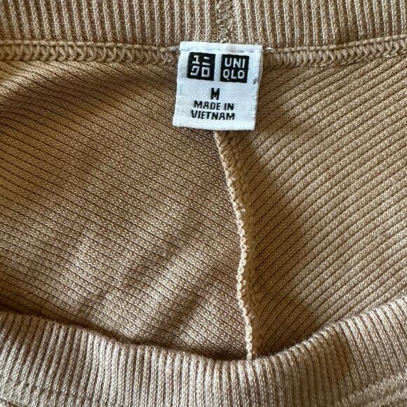 Uniqlo X Alexander Wang Tan Fitted Ribbed Top - Picture 6 of 7